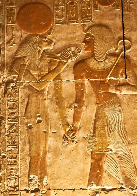 Abydos ~ Sekhmet With A Menit Neklace ~ Temple ~ Seti