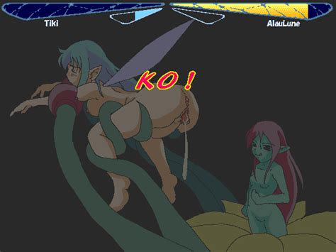 eluku fairy fighting animated animated 2girls anus ass