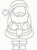 Santa Template Claus Coloring Popular Colouring Coloringhome Pages sketch template
