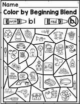 Color Blends Worksheets Activty Digraphs Code Subject Phonics sketch template