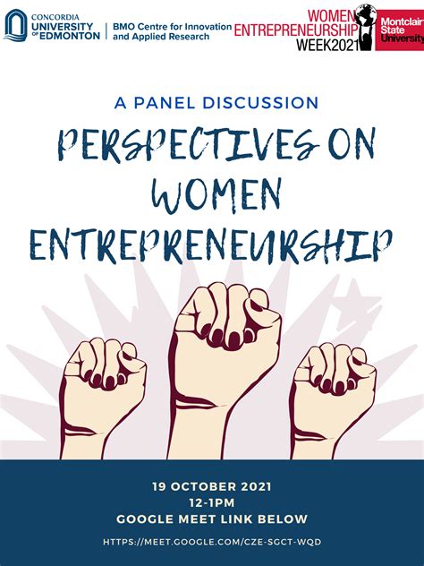 perspectives on women entrepreneurship a panel discussion concordia