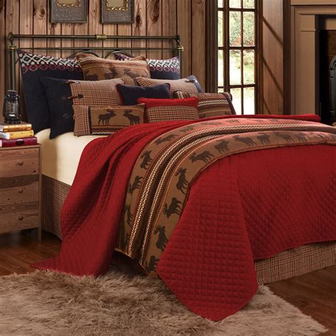 luxury rustic bedding  cabin bedding