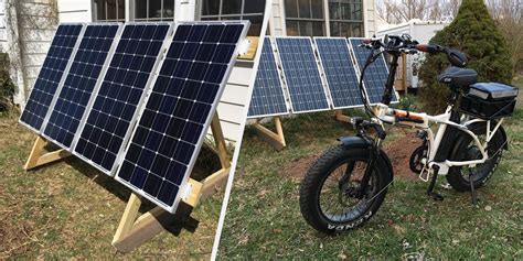 diy solar charger   electric bicycle  easy