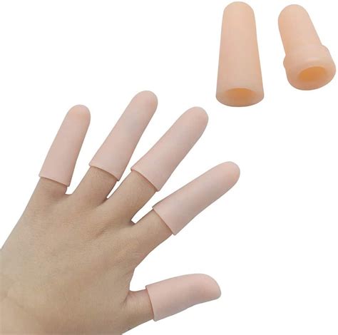 pcs gel finger sleevesfinger supportsilicones finger protectors waterproof finger cots