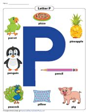 p worksheets worksheets  kindergarten