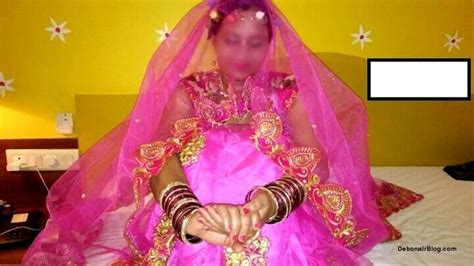 लड़की की सुहागरात की फोटो real girl on honeymoon wear lehenga and choli