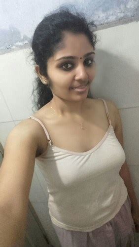 Tamil Girl Nude Selfies In Bathroom Showing Boobs