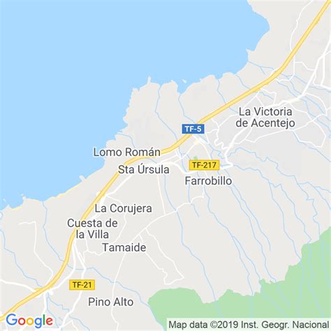 Código Postal De Santa Ursula En Santa Cruz De Tenerife Codigopostalde Es
