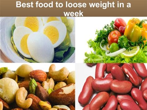 Best Foods To Lose Weight In A Week
