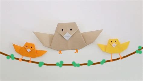 origami  easy bird origamianimals geschenke