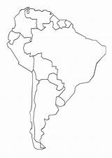 Amerika Zuid Landkaart Colorare Karten Ausmalbilder Landkaarten Malvorlagen Landkarten Continents Kaart Pages Sud1 Kleuren Malvorlagen1001 Stimmen sketch template