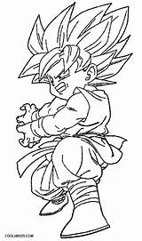 Goku Coloring Pages Dragon Ball Dbz Kids Games Drawing Ssj3 Printable Color Frida Easy Cool2bkids Para Colorir Sheets Print Baby sketch template