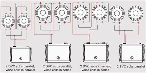 dual voice coil  wiring dual voice coil speaker wiring diagram   single  dual
