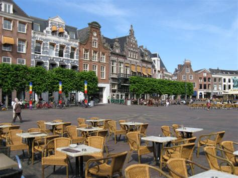 grote markt central square  haarlem netherlands holland
