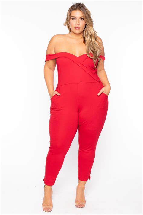 size calypso jumpsuit red  red  size outfits  size jumpsuit  size