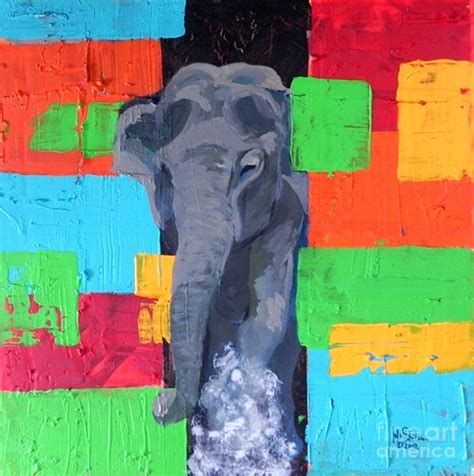 Elephant In Sri Lanka Painting By Jolanta Shiloni