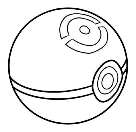 pokemon ball pokeball coloring page coloring pages