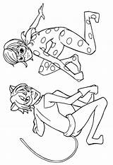Ladybug Miraculous Noir Cat Coloring Pages Tales Drawing Kids Lady Bug Marinette Fun Printable Draw Mermaid Kwami Cheng Dupain Crafts sketch template