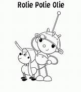 Coloring Rolie Olie Polie Pages Popular Coloringpagesabc sketch template