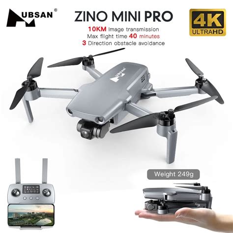 hubsan zino mini pro se  gps drone   camera  axis gimbal quadcopter mins km