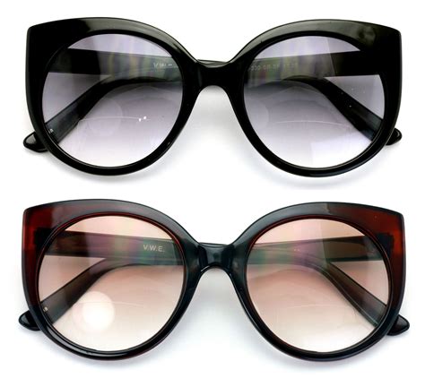 vwe  pairs women bifocal reading sunglasses reader glasses  cateye vintage lightly
