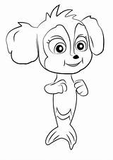 Patrol Paw Pup Mer Baby Coloring Draw Pages Drawing Pups Drawingtutorials101 Kids Step Dog Cartoon Sketches Adults Drawings Print Visit sketch template