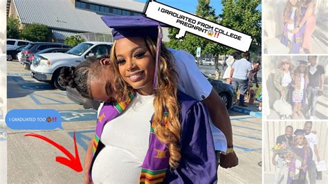 I Graduated From College Pregnant🤰🏽😍 Youtube