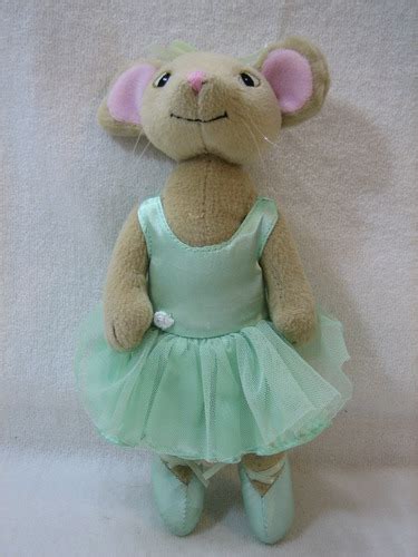 angelina ballerina learn to dance alice plush mouse doll by