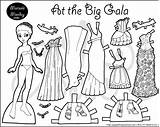 Paper Doll Monday Marisole Dolls Coloring Printable sketch template