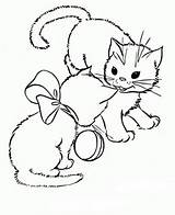 Gattini Chaton Giocano Gatti Coloringhome Cats Coloriages Stampare Atuttodonna sketch template
