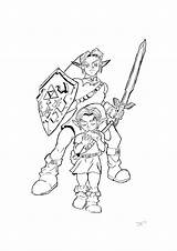 Zelda Ausmalbilder Ocarina Malvorlagen Coloringhome sketch template
