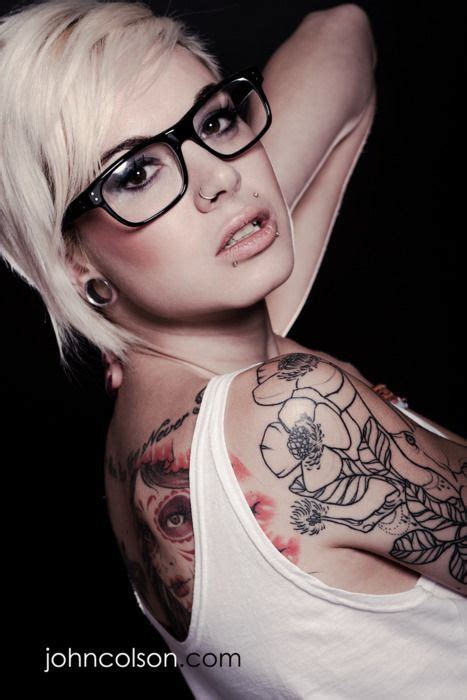 pin by monica serrano on nerdy look girls with glasses girl tattoos