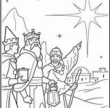 Coloring Pages Kings Three Wise Men Getcolorings King sketch template