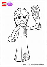 Lego Coloring Pages Frozen Elsa Printable Princess Disney Rapunzel Print Book Choose Board sketch template