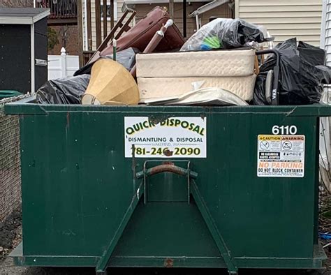 important items  remember  renting  dumpster quick disposal