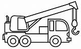 Crane Truck Coloring Cartoon Kids Pages Drawing Sheet Easy Cranes Construction Realistic Color Trucks Paintingvalley Version Drawings Bus Coloringpagesfortoddlers Painting sketch template