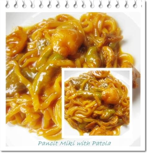 pancit miki with patola