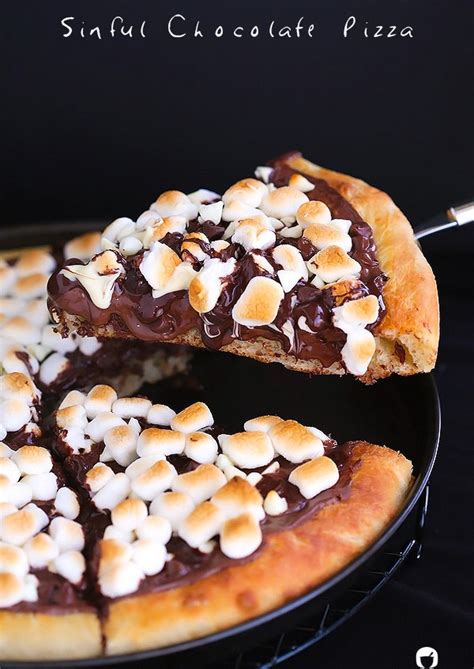 sinful chocolate pizza eat more chocolate eat more chocolate
