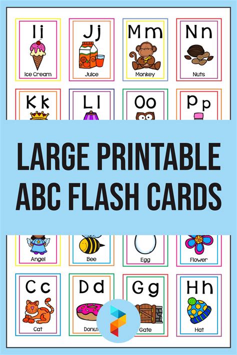 alphabet flash cards  kids