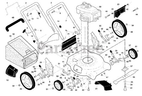 Husqvarna 5521 Cm 961330003 06 Husqvarna 21 Walk Behind Mower