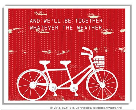 bicycle couples love quotes quotesgram