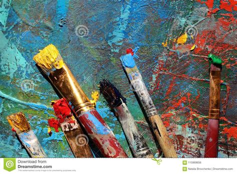 Abstract Art Background Hand Painted Background Stock