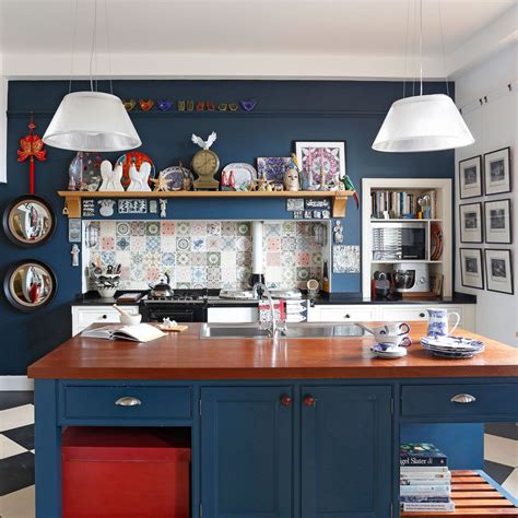 navy kitchen ideas navy blue kitchens   cool
