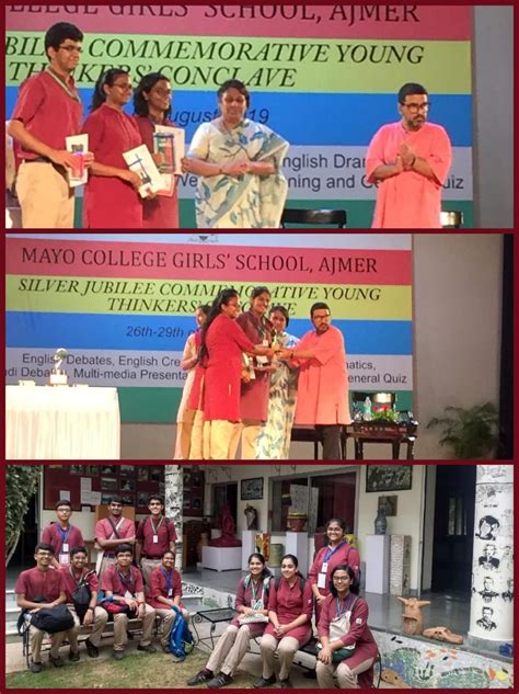 Honours At Inter School Thinkers’ Conclave 2019 At Mayo College Ajmer