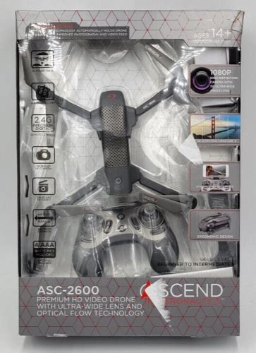ascend aeronautics asc  premium hd video drone wp camera open box  ebay