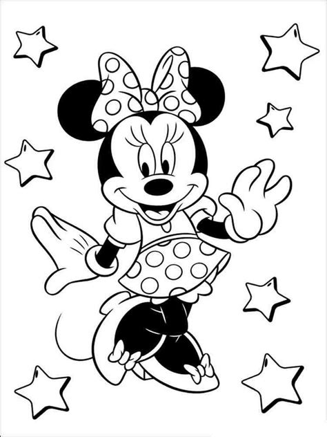 disney minnie mouse coloring pages  printable disney minnie mouse