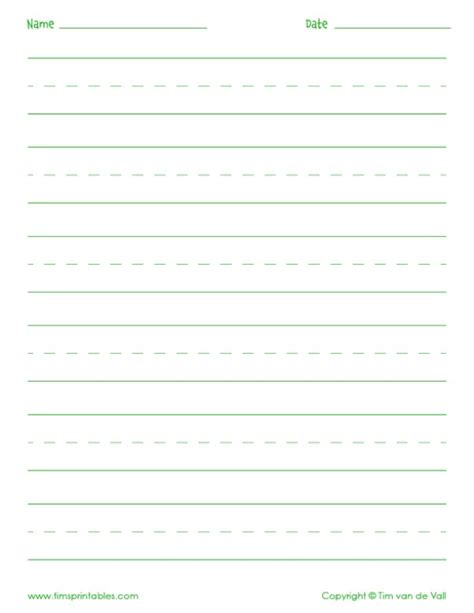 blank printable handwriting sheets  kids tims printables