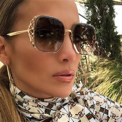 steampunk square sunglasses women luxury brand designer