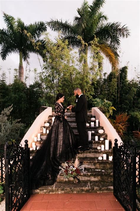 this gothic halloween inspired wedding is so romantic popsugar love and sex photo 134