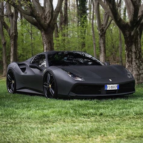 brad  supercar lifestyle  instagram matte black ferrari  gtb  atsrs